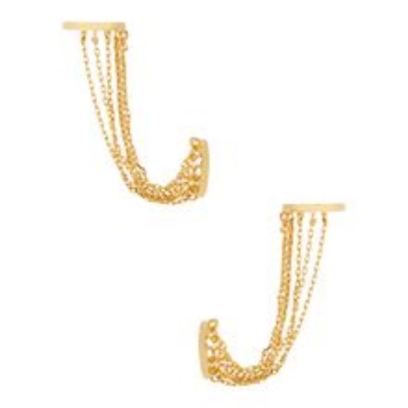 nOir Jewelry Jewelry - NWT nOir Jewelry Wonderfall Ear Cuff Earrings